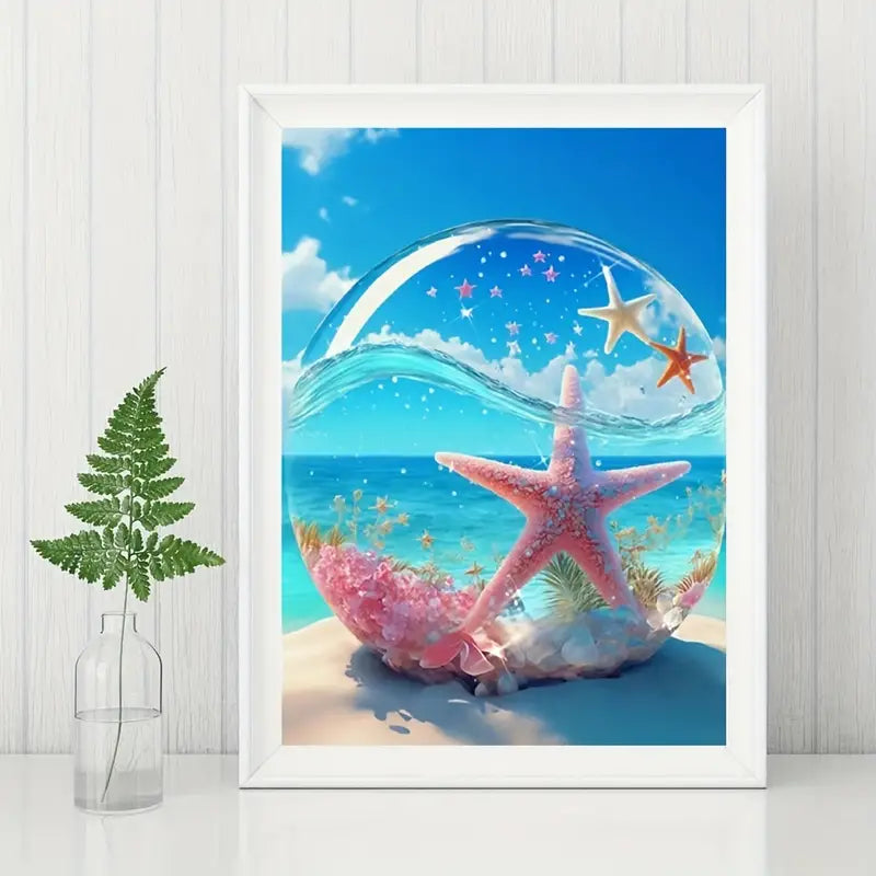 Beach Diamond Painting Kits - 5D DIY Seashell Art