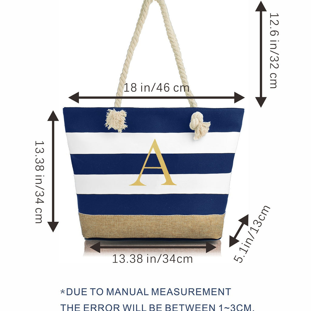 Seabreeze Personalized Beach Tote