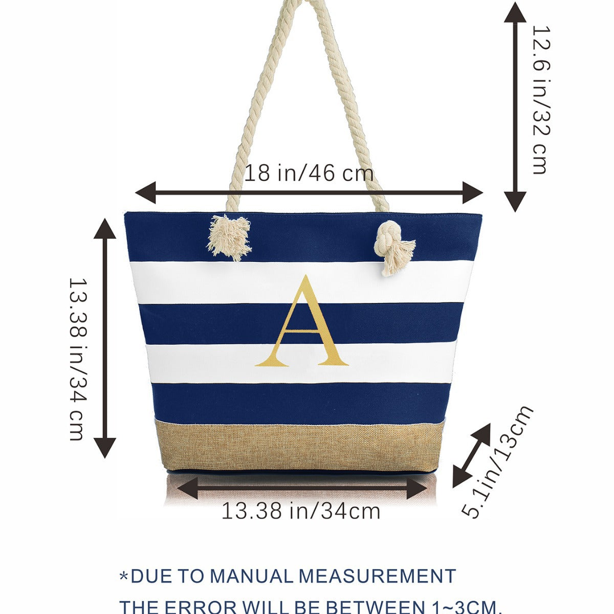 Seabreeze Personalized Beach Tote