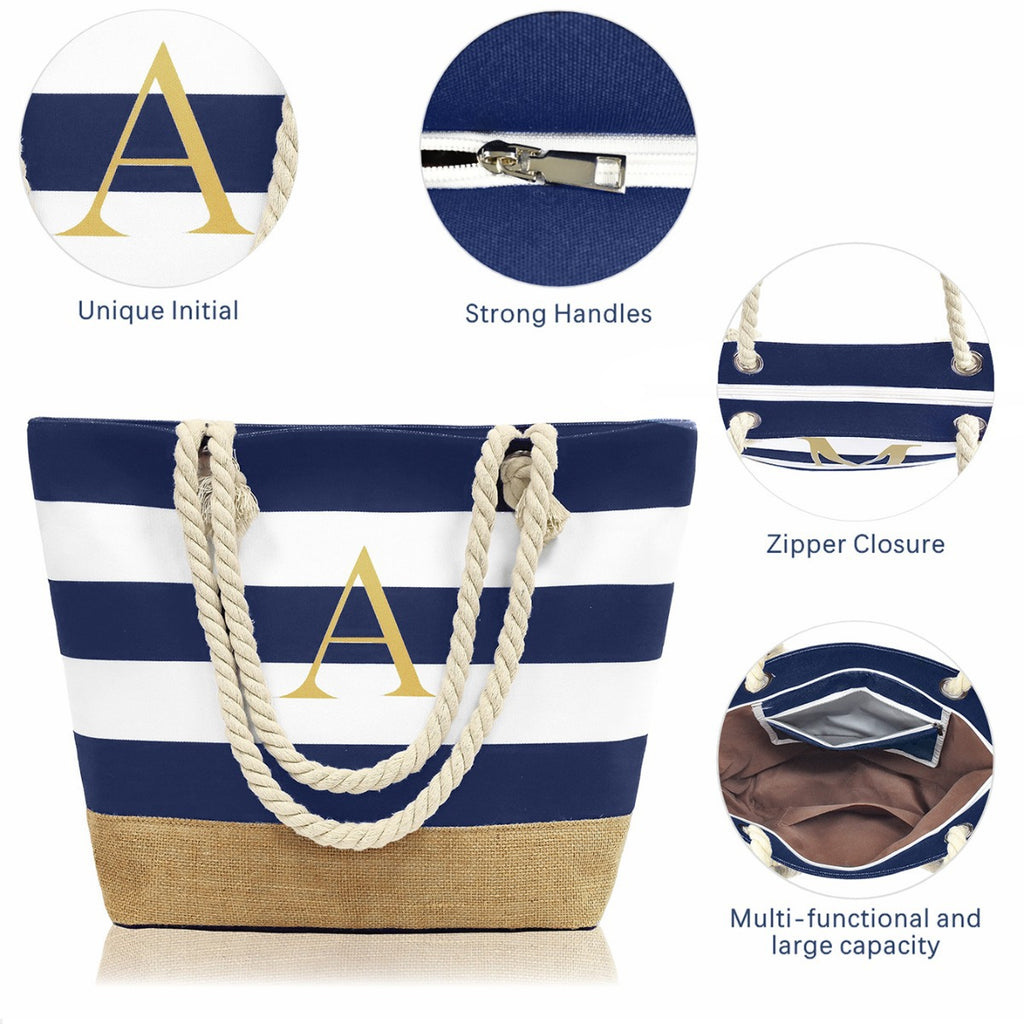 Seabreeze Personalized Beach Tote