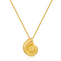 Golden Nautilus Pendant