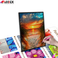 Sunrise Beach DIY Rhinestone Painting Kit for Art