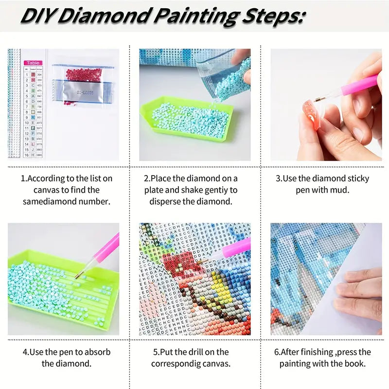 Beach Diamond Painting Kits - 5D DIY Seashell Art