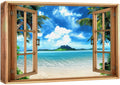 wall26 Canvas Print Wall Art Tropical Escape Beach Paradise Photography Realism Animals Scenic Rustic Farmhouse Countryside Landscapes for Living Room Bedroom Office - 24"x36"