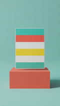 Tropical Stripe Beach Towel