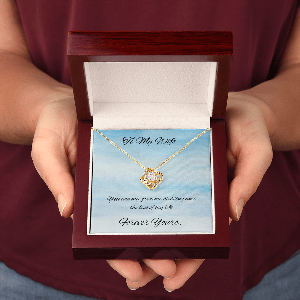 Love Knot Necklace Gift for Wife / Forever Yours