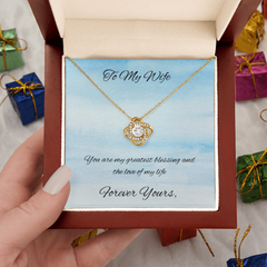 Love Knot Necklace Gift for Wife / Forever Yours