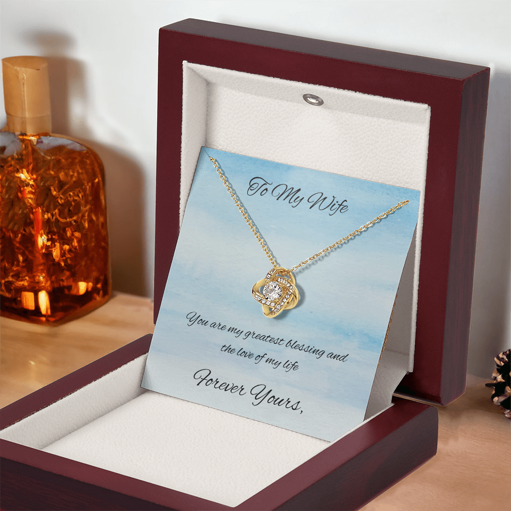Love Knot Necklace Gift for Wife / Forever Yours