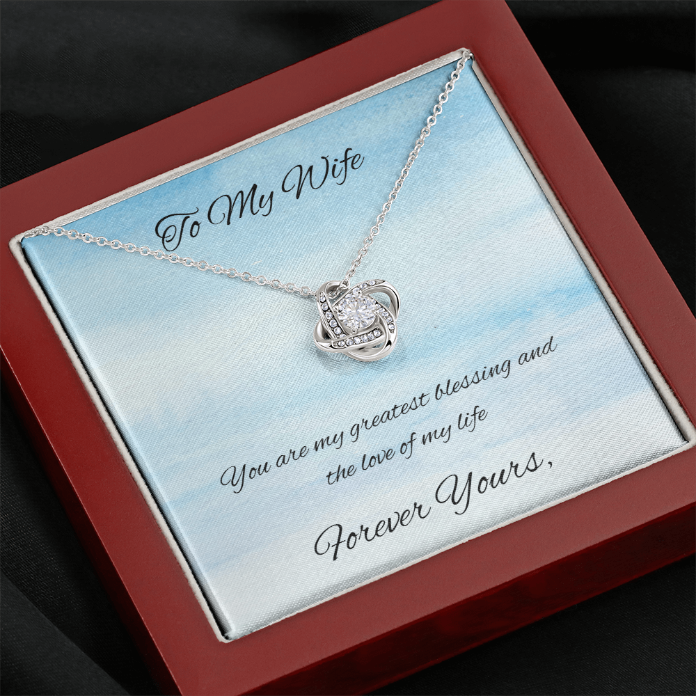 Love Knot Necklace Gift for Wife / Forever Yours