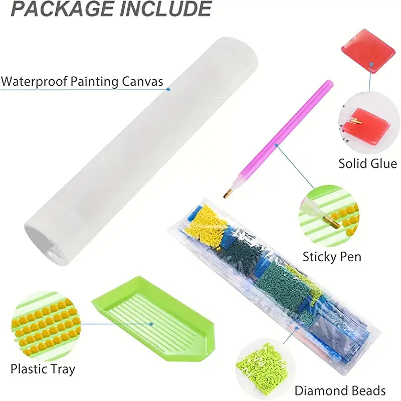 Beach Diamond Painting Kits - 5D DIY Seashell Art