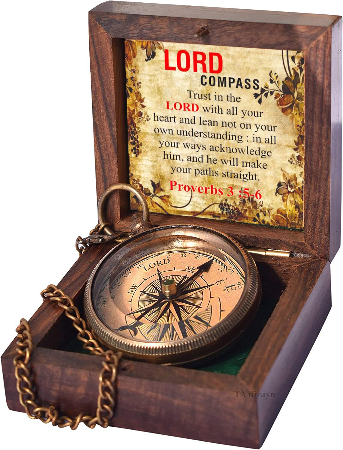 Trust in the Lord Compass Gift Box