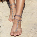 Vintage Floral Beach Anklet