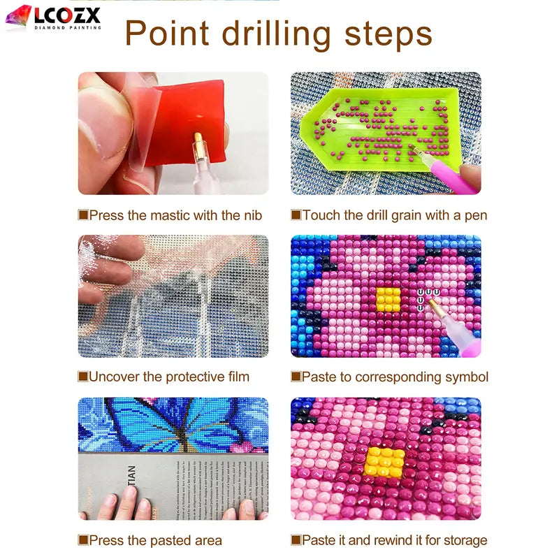 Sunrise Beach DIY Rhinestone Painting Kit for Art