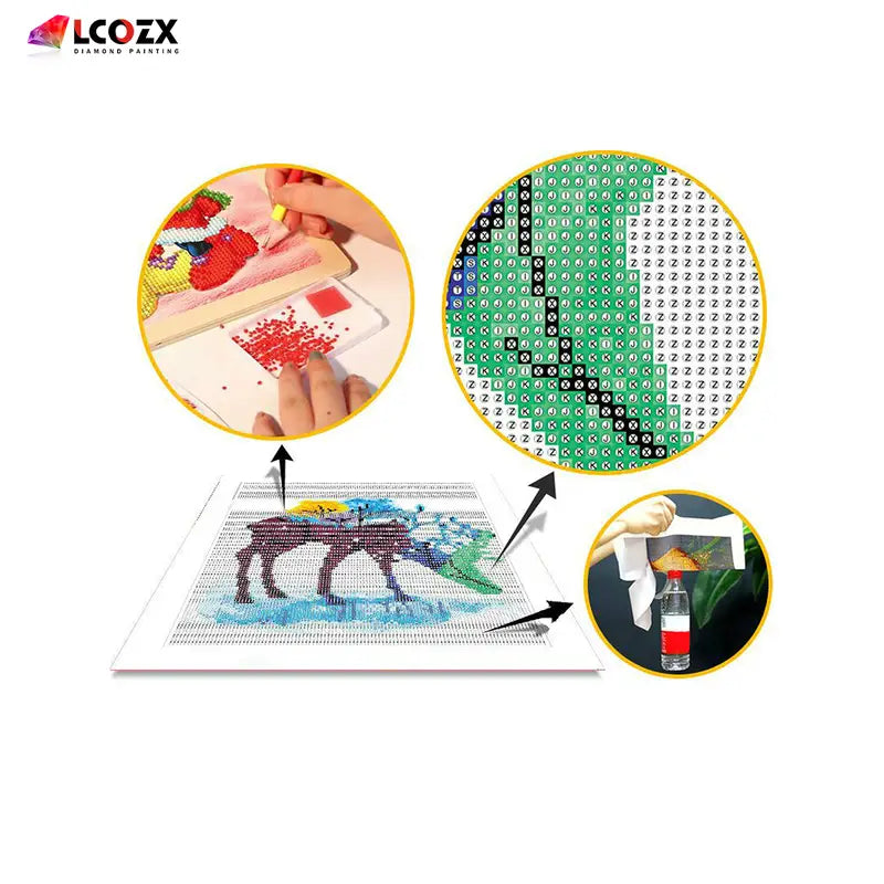 Sunrise Beach DIY Rhinestone Painting Kit for Art