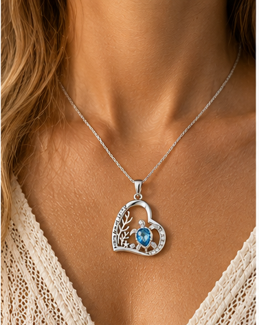 Ocean Heart Sea Turtle Necklace – product detail 2