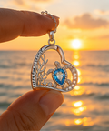 Ocean Heart Sea Turtle Necklace – featured product image